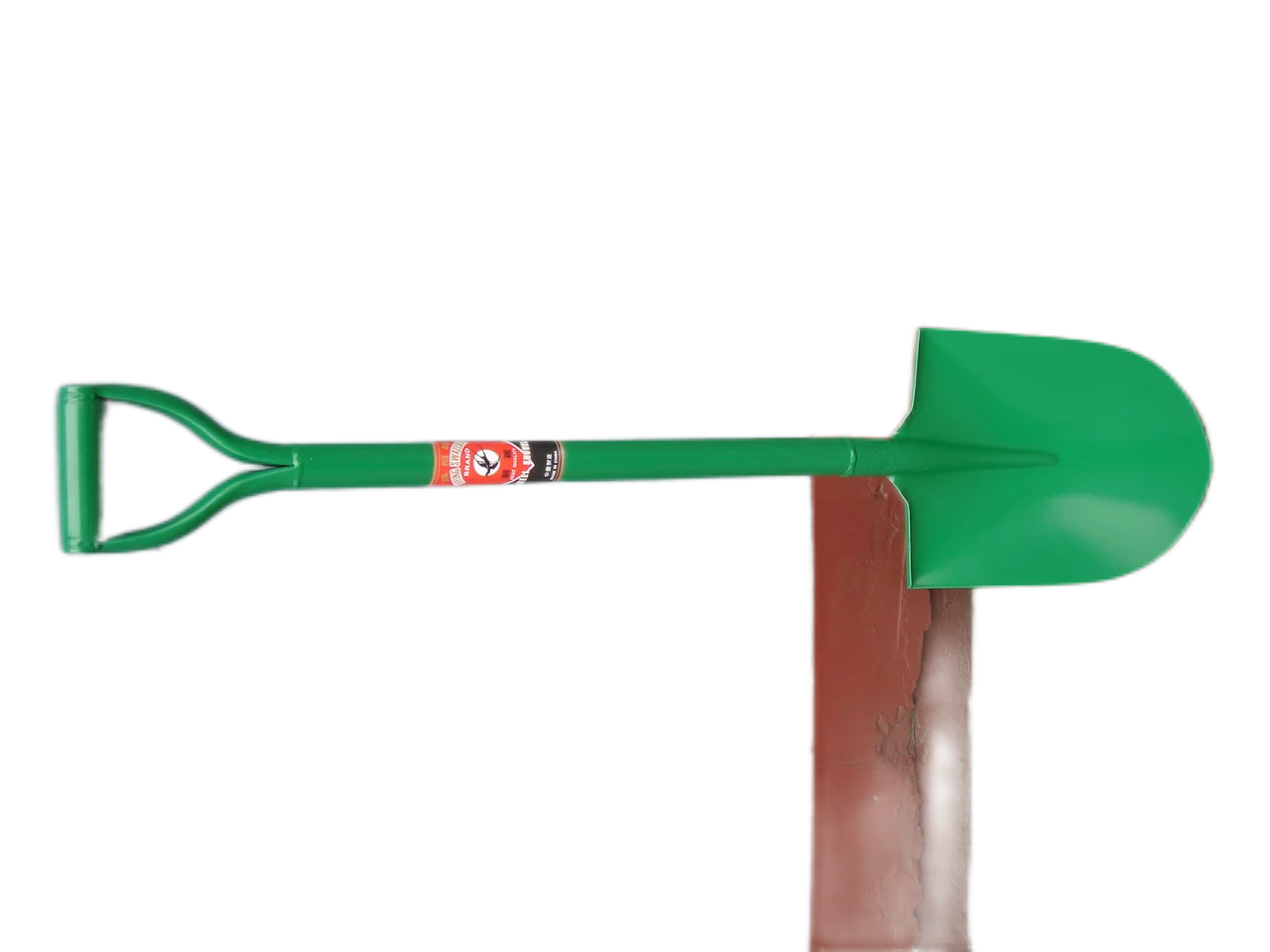 Custom logo iron rail trench digging spade steel handle  Mango de soldadura pala  S503TY Farmer shovel