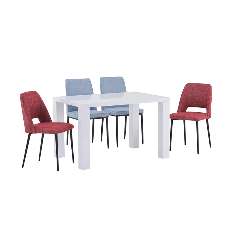 Бесплатный образец индийские столовая мебель скандинавском стиле наборы столовой современный обеденный стол, 4/6/8 стульев