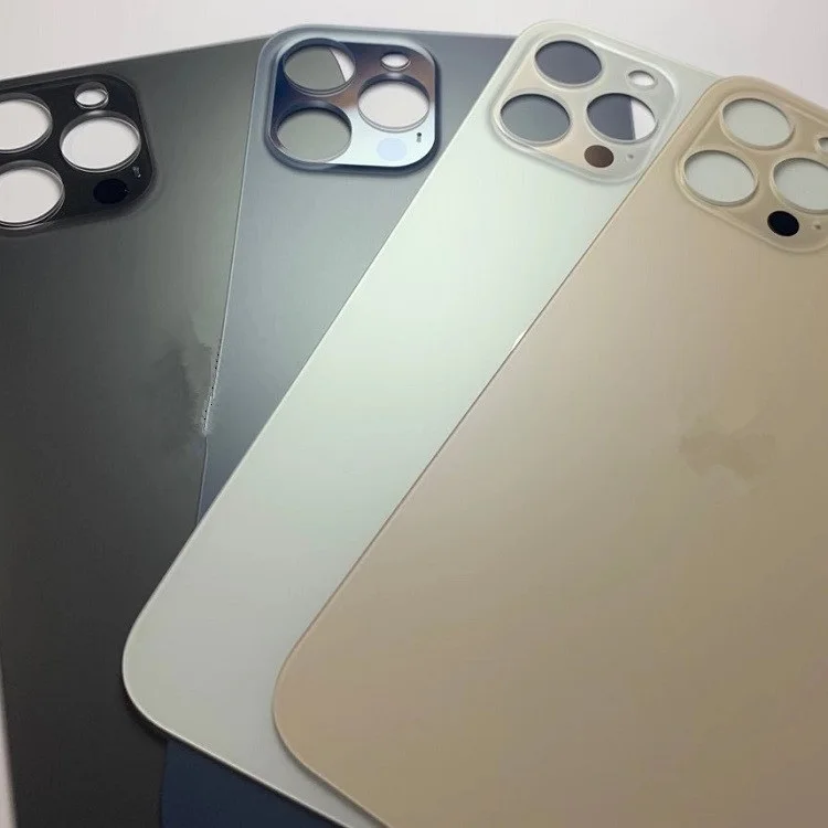 Оптовая продажа Задняя стеклянная панель для iPhone 12 Mini 11 Pro Max задняя крышка корпуса батарейного отсека