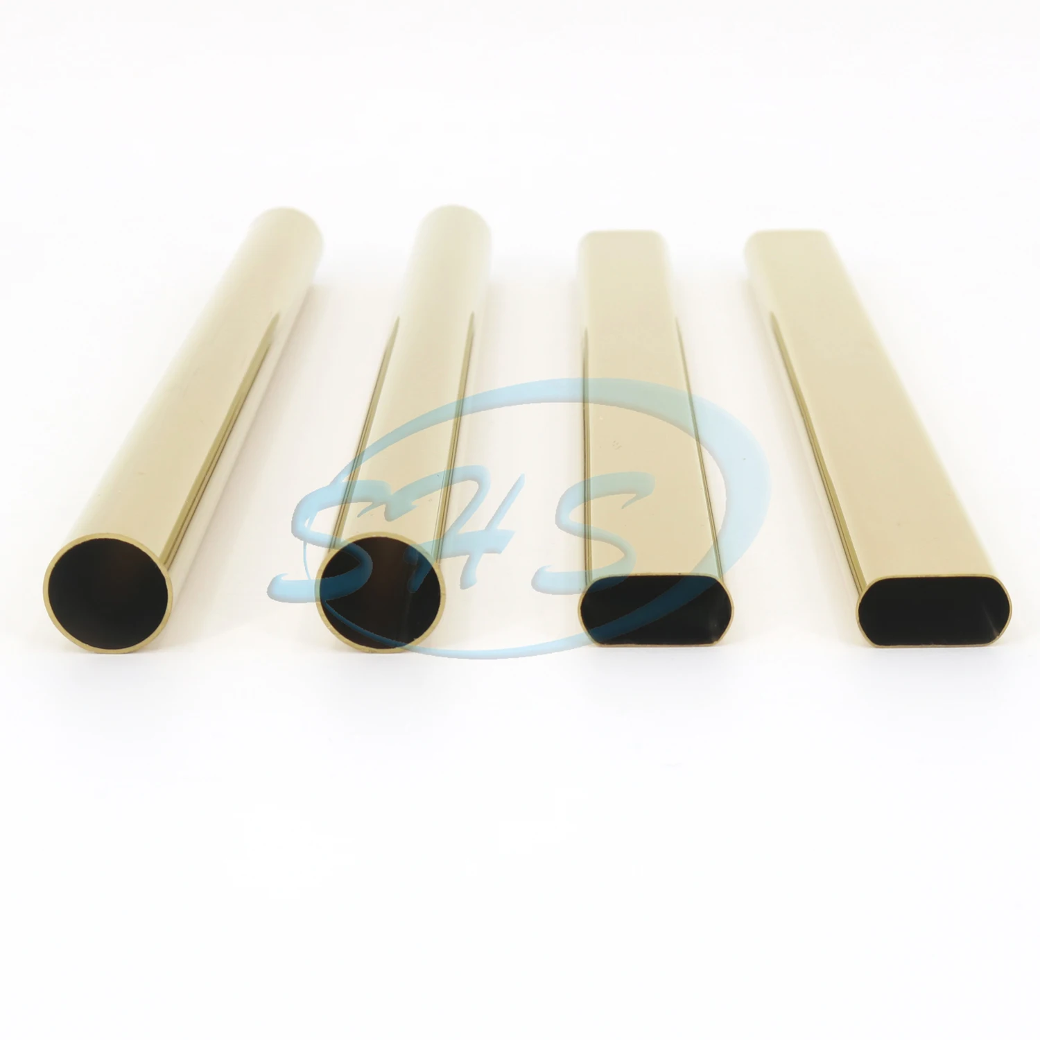 TP 201 304 316 stainless steel color pipes with mirror & golden surface PVD plated pipe for table shelf furniture etc