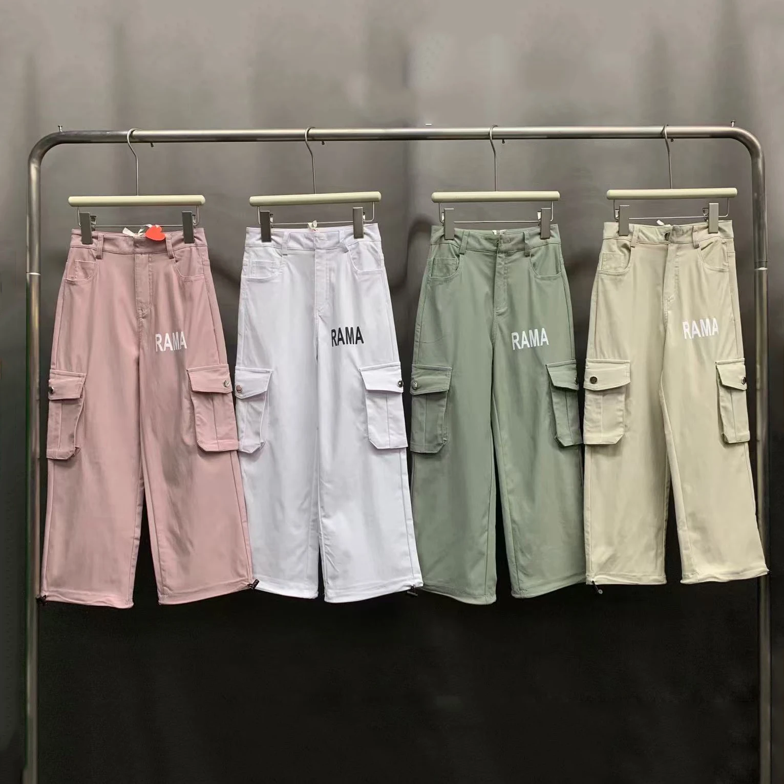 Manufacturer Price kids streetwear clothing Woven children garment Printed cargo pants for teen girls
