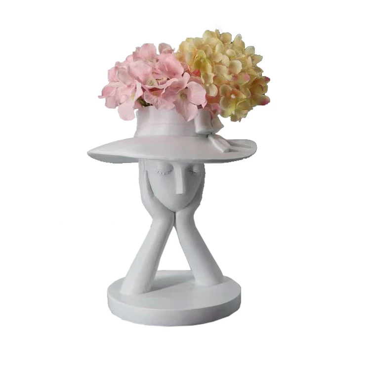 
 Покупка украшения дома Лицо бетонный завод цветочный горшок ваза агент  