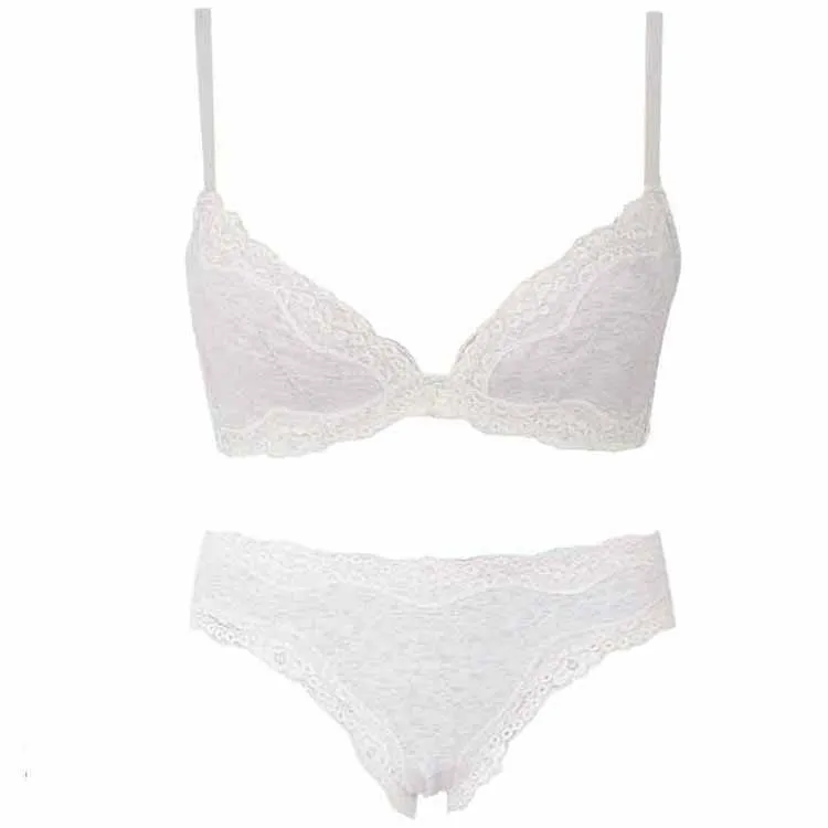 Custom Women Bras And Panties White Lingerie Big Size Designer Braletter Ladies Bra Set Sexy Bra and Panties
