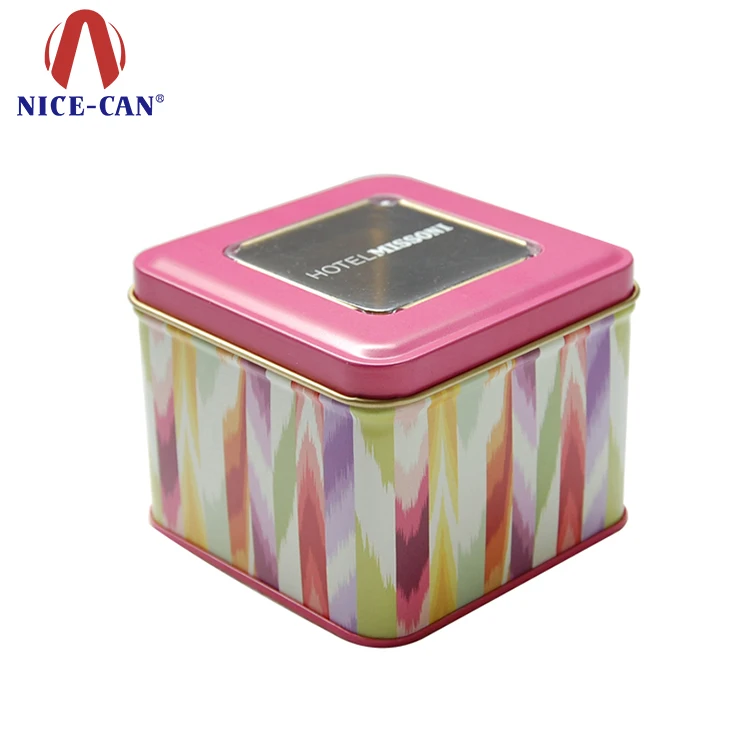 Оригинальный производитель, оптовая продажа, металлическая упаковочная жестяная коробка с окошком, высококачественные подарочные часы, жестяная коробка