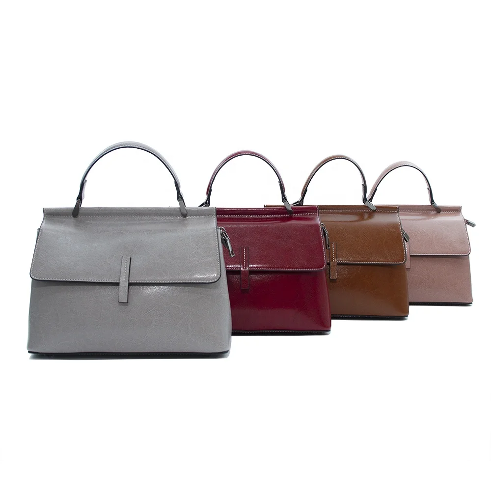 High Quality Women Leather Handbags  Fashionable Cowhide Shoulder Bag Real Leather women Hand bags