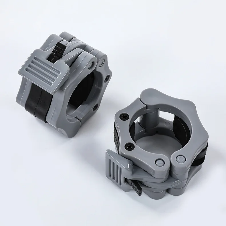 
 New type 50mm Competition Weight Lifting Threaded Clamp Custom Barbell Lock Jaw Collar  