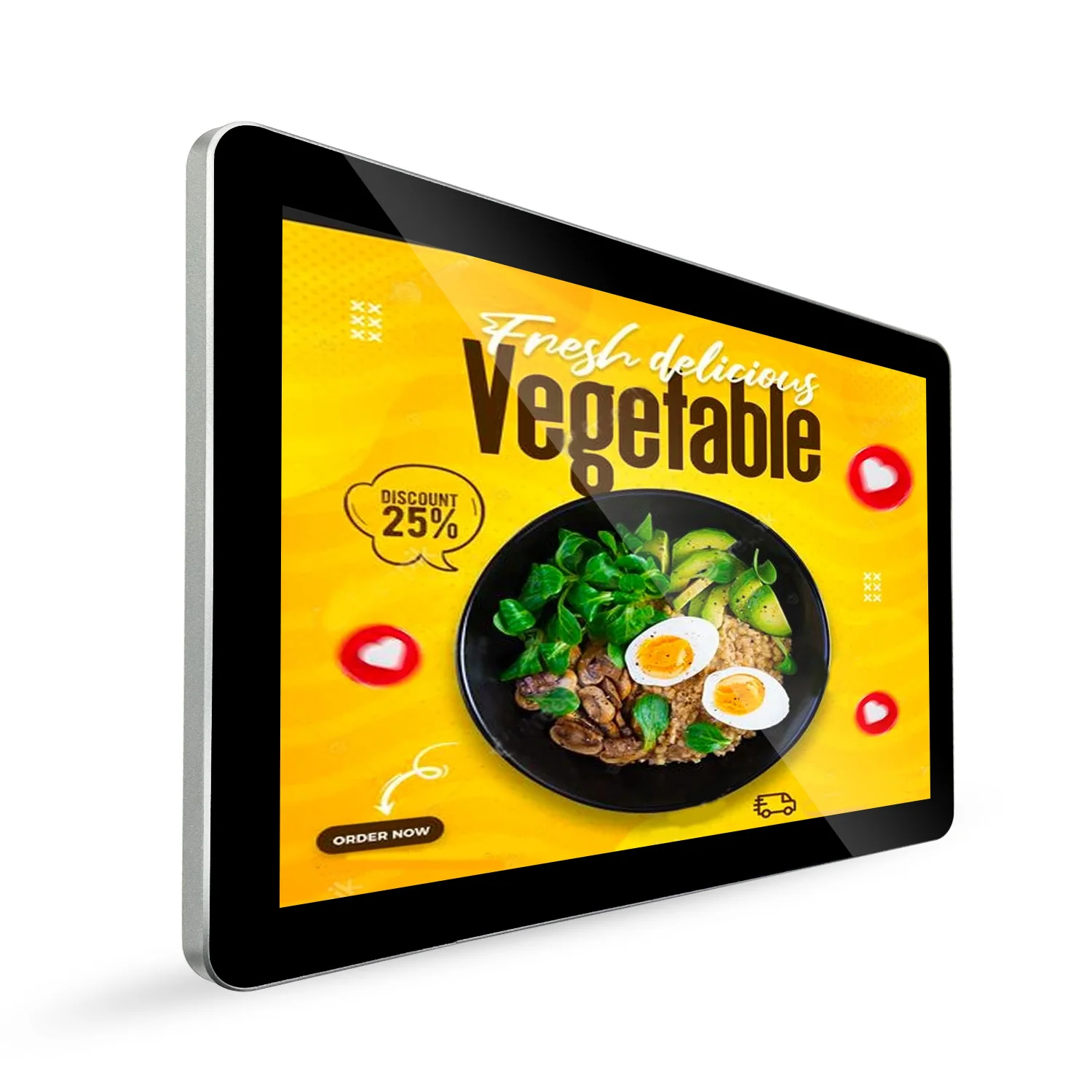 18.5 Inch LCD Digital Signage Monitor WiFi Android Video Advertising Player USB SD Card Digital Signage for Advertising