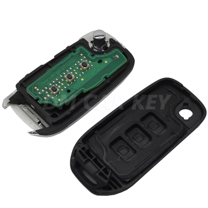 DMKEY Folding remote car key 3buttons 4A Chip 434Mhz for Renault Kadjar Megane 4 Captur Symbol flip key control fob