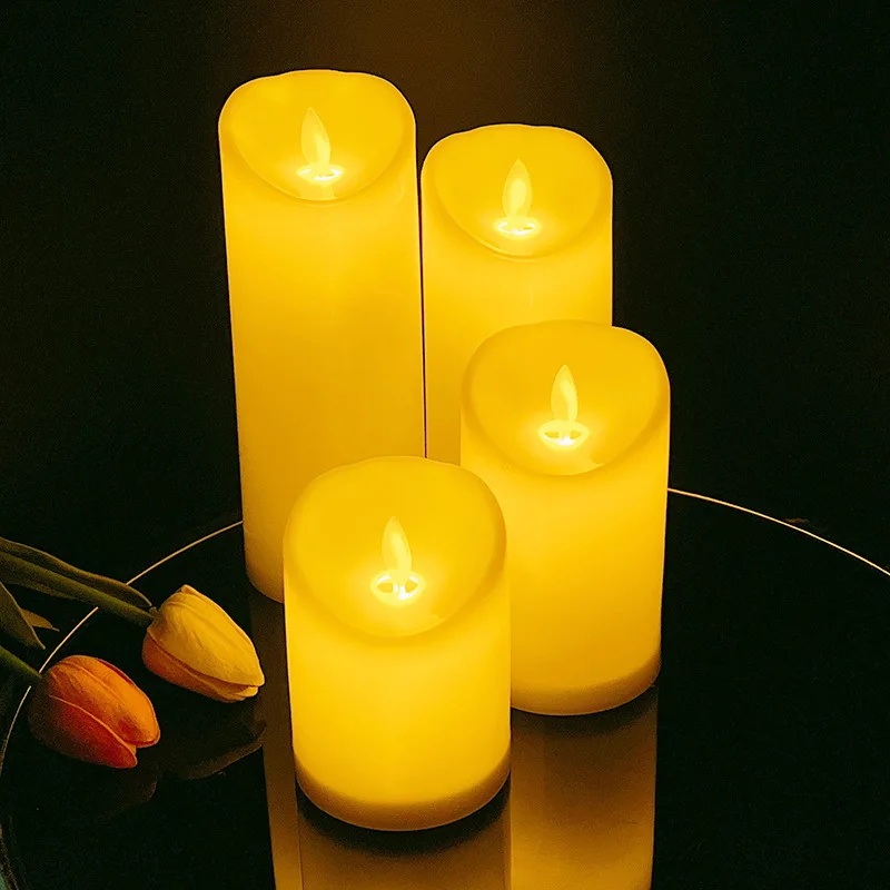 Home Decoration Candles Battery Powered Electric Flameless LED Tealight Candle