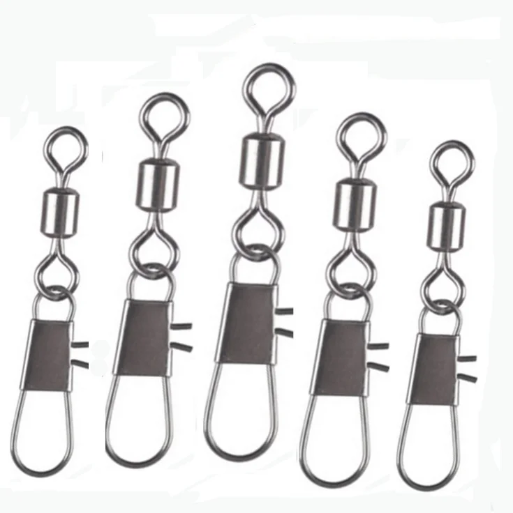 High quality Fishing Swivel american swivel Connector Rings Solid Alloy Snapping B-Type for Fishing Lure Accessories in store