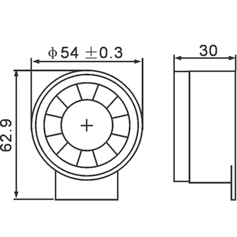 warning alarm piezo buzzer function for electric products HYR-BJ 12V Warning Alarm 110dB Siren Horn Speaker for Safety Buzzer