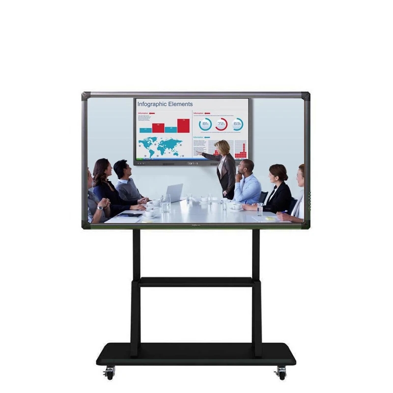 Zero bondingCheap factory prices 65 70 75 86 Inch Portable Ir Touch Multitouch Whiteboard Interactive Smart Board