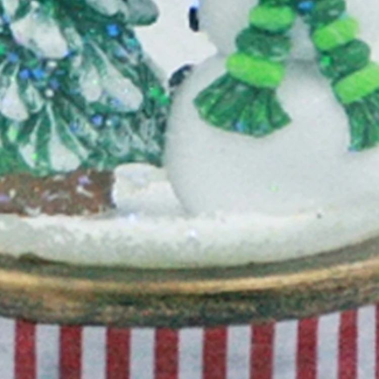 High Quality Custom Made Snowman Snow Ball Gift Resin Christmas Globe for Home Decor