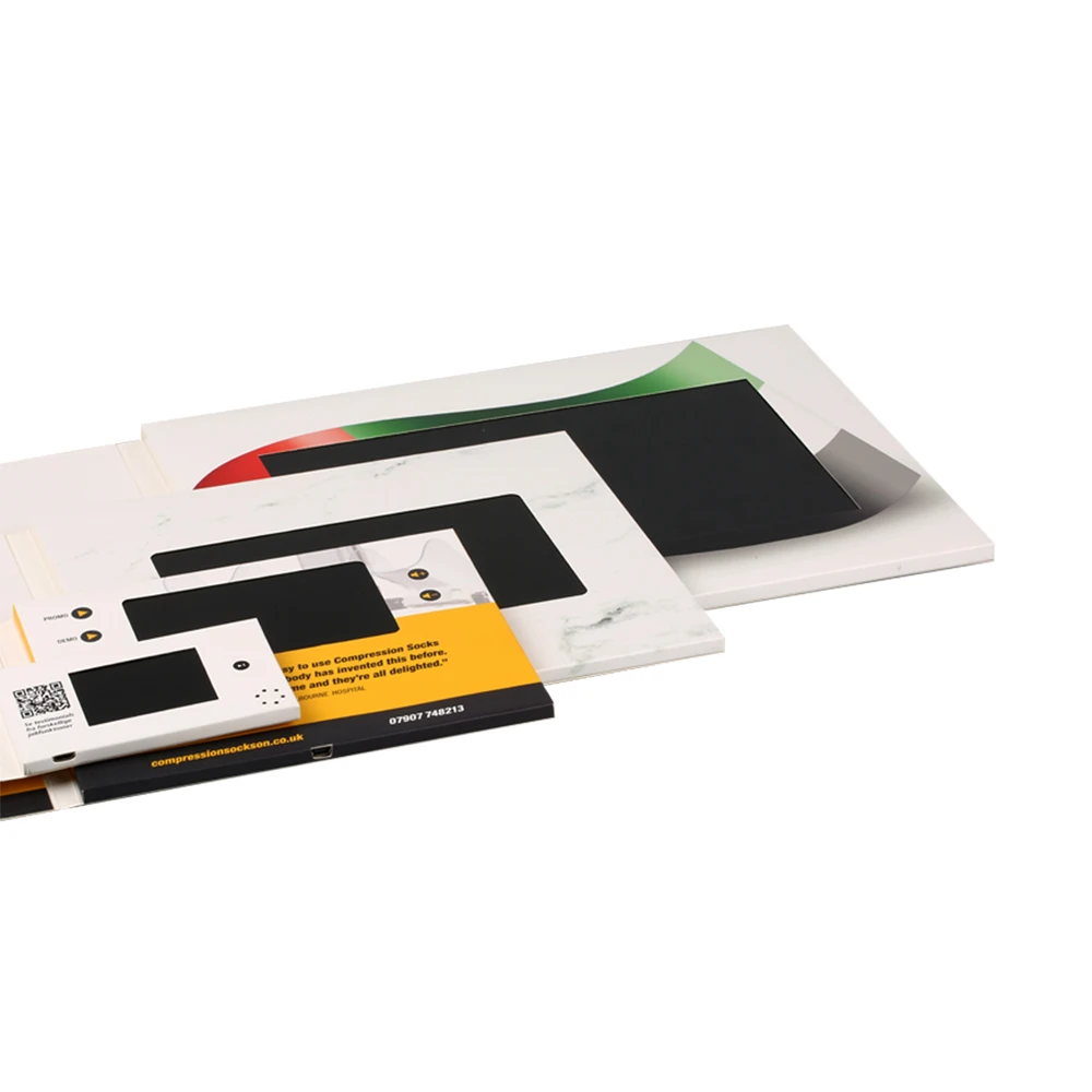 10 inch Handmade Hard Cover Wedding Invitation Cards for Greeting