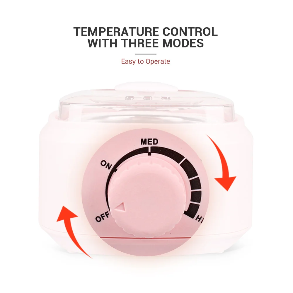 Easy Operate Wax Warmer Portable Wax Pot Heater Melting Sugar/paraffin/hard Wax Epilator Machine For Hair Removal