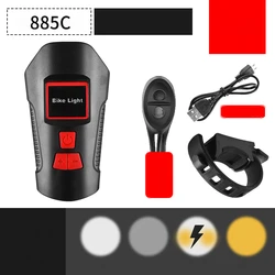 Top Sale Bicycle Light Wholesale Waterproof USB 2000mah Rechargeable Bicycle Light For Cycling Safety