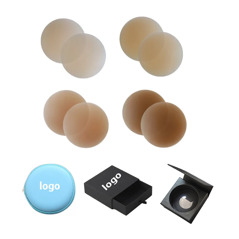 Breast Bra Mini Matte No Glue Opaque Reusable Sexy Pasties Seamless Adhesive Silicone Nipple Cover for woman wedding lingerie