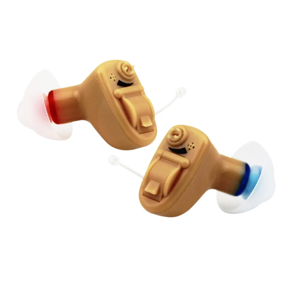 1668 china Red Nice Accessories Blue The Elderly Invisible Mini Hot Sell Amplifier Cic Digital Ear Sound Hearing Aid
