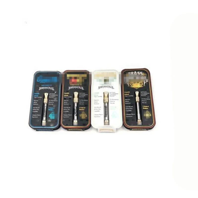 
Custom Cartridge Packaging For Brass Knuckles Cartridges 0.5ml 1.0ml Thick Oil Atomizer Vape Pen 