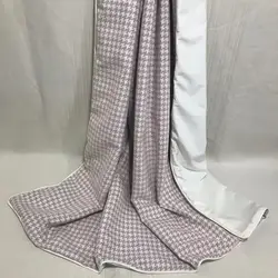 Pink houndstooth Classic  Plover case 100% polyester Plush sofa bedding flannel fleece fur throw  blanket can be customized