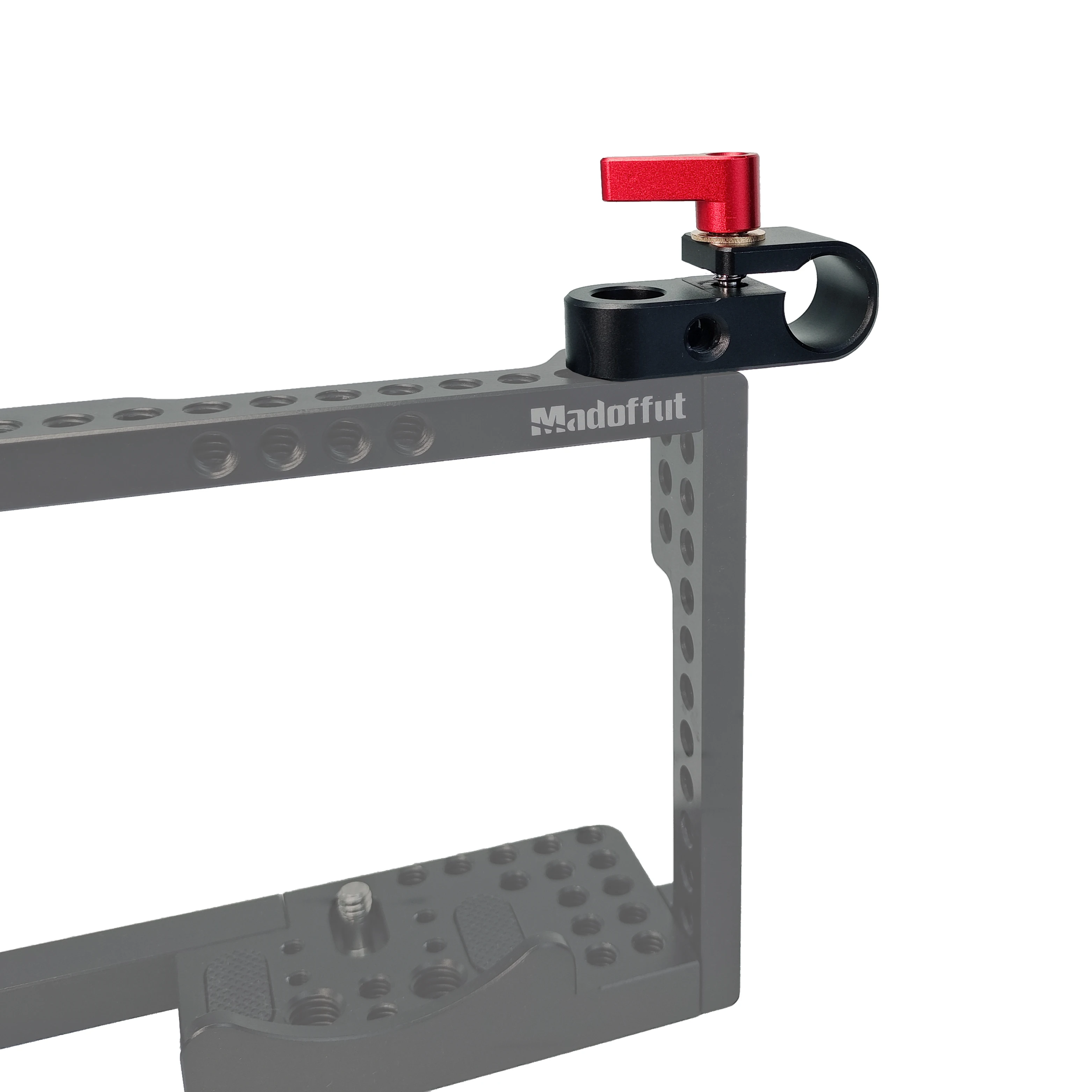 HAFOKO CM-004 1/4 Thread Mount Rail Block Rod Clamp Rig 15mm Rod DSLR Rig Support Rail System Follow Magic Arm Monitor Rig