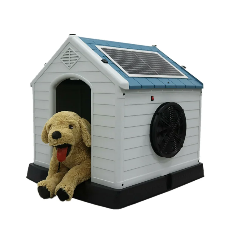 Modern Luxury Outdoor Usage Large Size Puppy Dog Pet Plastic Houses  Four Seasons Universal Rainproof Dog Kannel