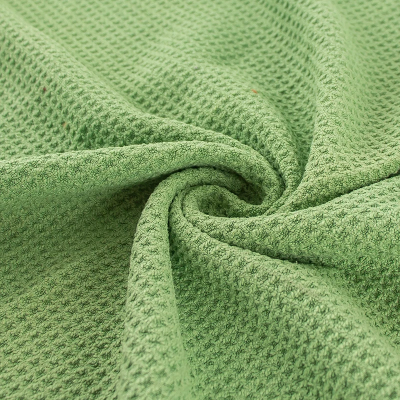 80 Polyester 20 Polyamide Microfiber Fabric For Gym And Yoga In Roll Microfiber Waffle For Cleaning