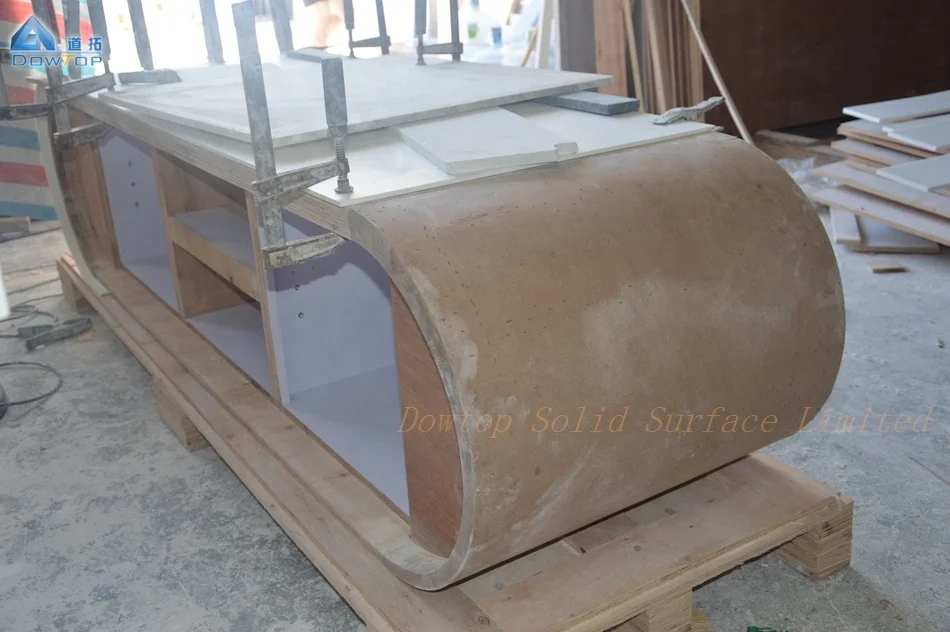 Huizhou Factory custom modern italian office table goggle desk design