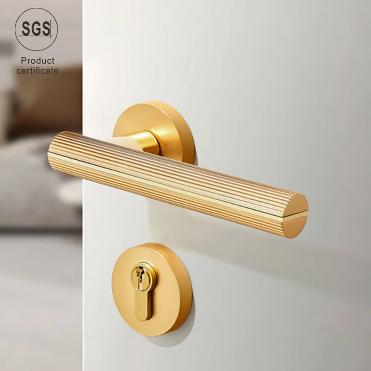 High quality Zinc Alloy Home Bedroom Door Handle Zamak Door Lever Handle