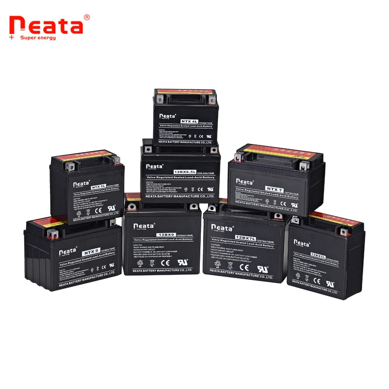 Свинцово-кислотный аккумулятор для мотоциклов, 12 В, 5 Ач