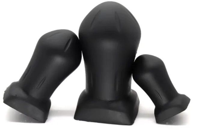 Ultra Soft Anal Plug Liquid Silicone Butt Plug with Strong Suction Cup G-spot Stimulation Vaginal Masturbation for Women and Men