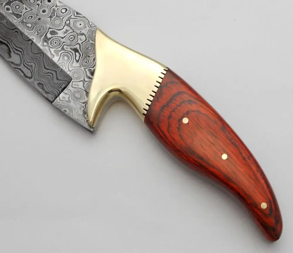 Handmade Damascus Steel Chef Knife Carbon Steel Blade Kitchen Knife for Cutting for Kitchen Use