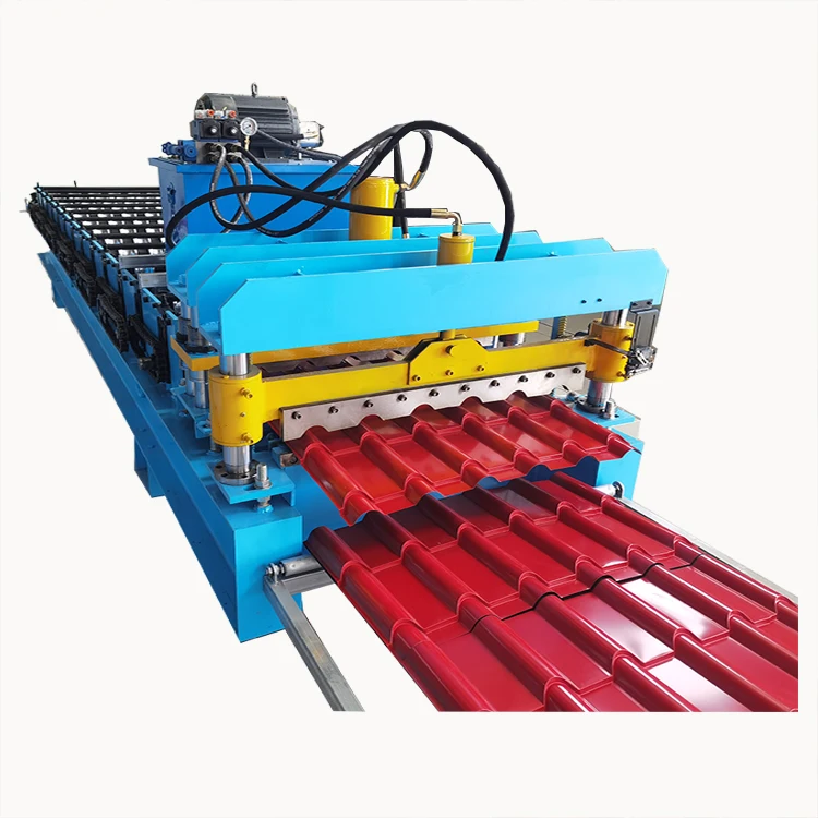 High Speed Roof Servo Glazed Tile Making Machine Online Shopping Malaysia Steel Water Pump Making Machine Engine Gutter 15 M/min