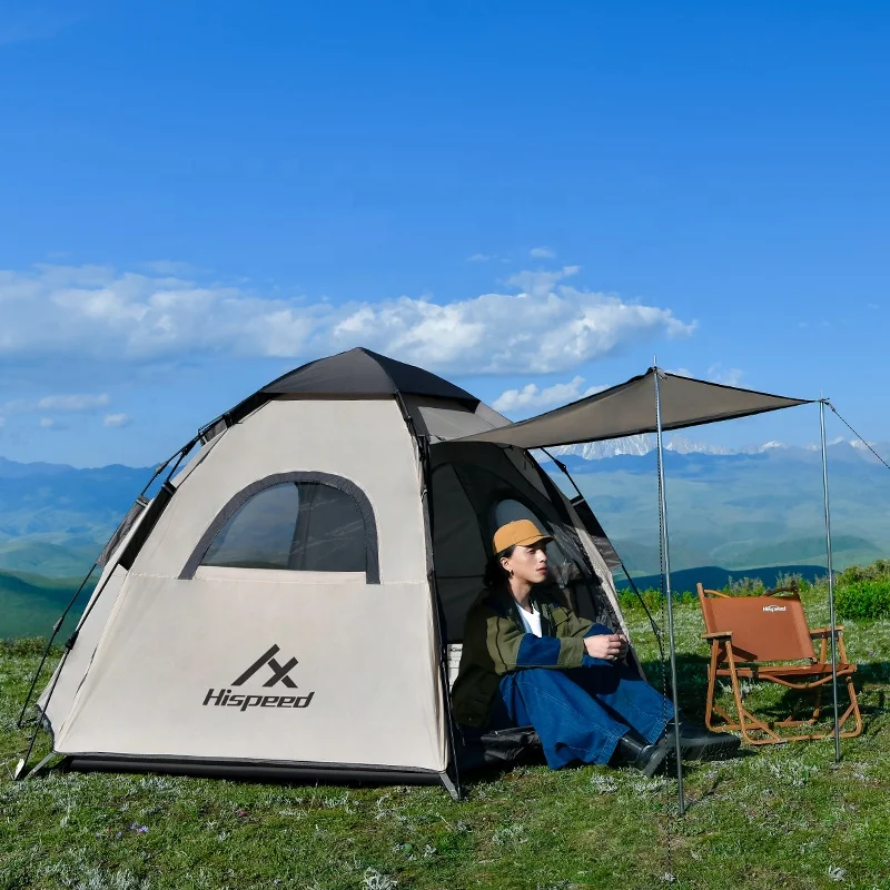 Рыболовные палатки HISPEED 190 т полиэфирные аксессуары для кемпинга автоматическая палатка PU2000 сверхлегкая 2 человек