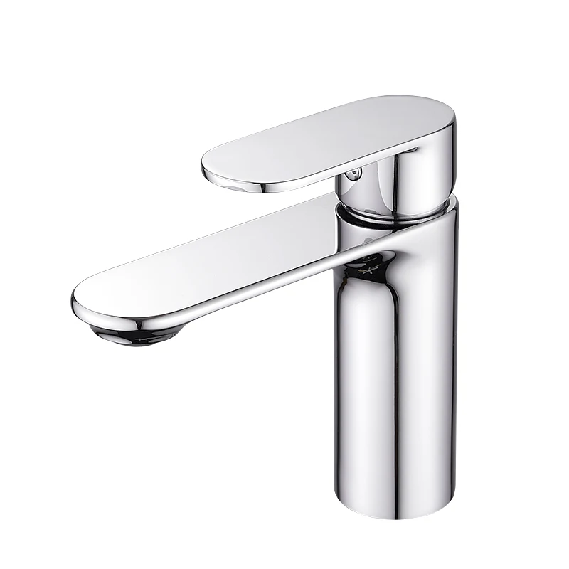 
Прочный смеситель HUADIAO из латуни, смеситель для раковины, Европейский роскошный стиль, хромированный смеситель для ванной комнаты 