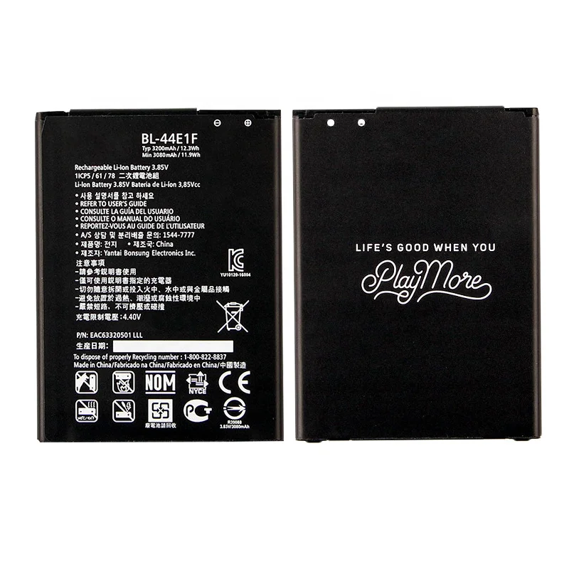 2019 Amazon best selling Cheap High Capacity BL-44E1F Battery for H990 F800 VS995 V20