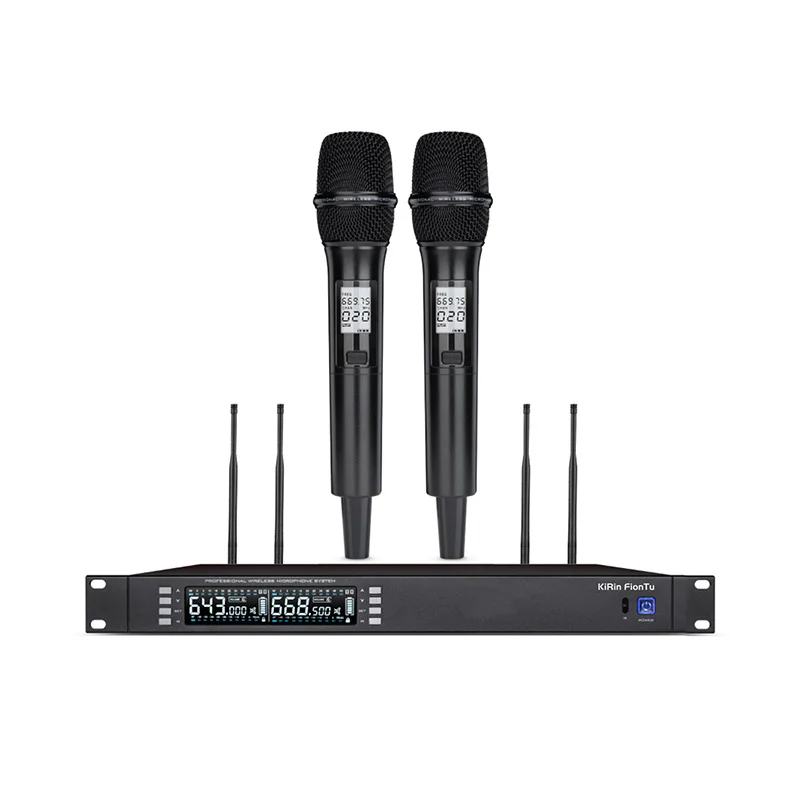 Hot-selling high-quality dji microphone wireless 2-channel professional stage performance wireless handheld microphone