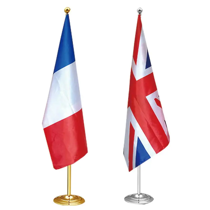 Pakistan Table Flag Desk Flag With Plastic Separable Pole And Base