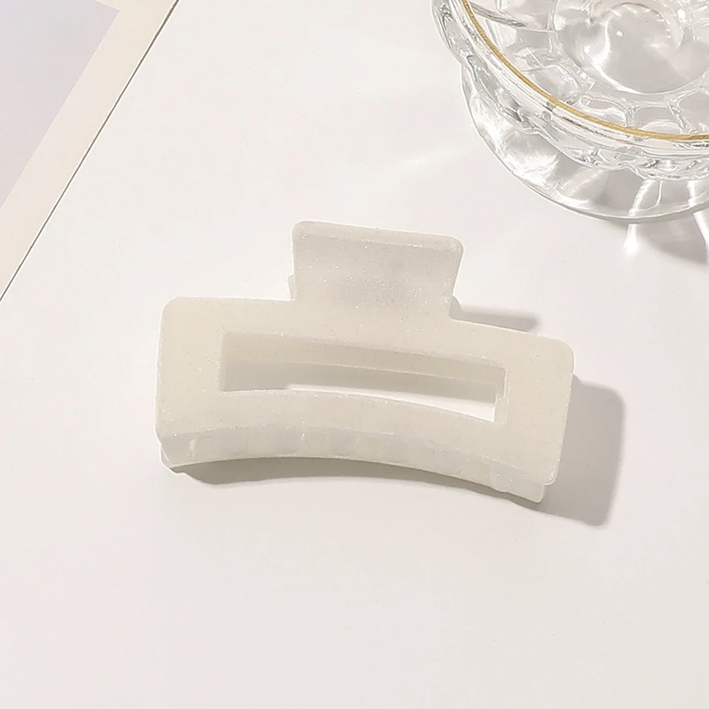 Korean Hair Clip Velvet INS Simple Elegant Claw Clip For Women Square Wholesale Winter Hair Clip