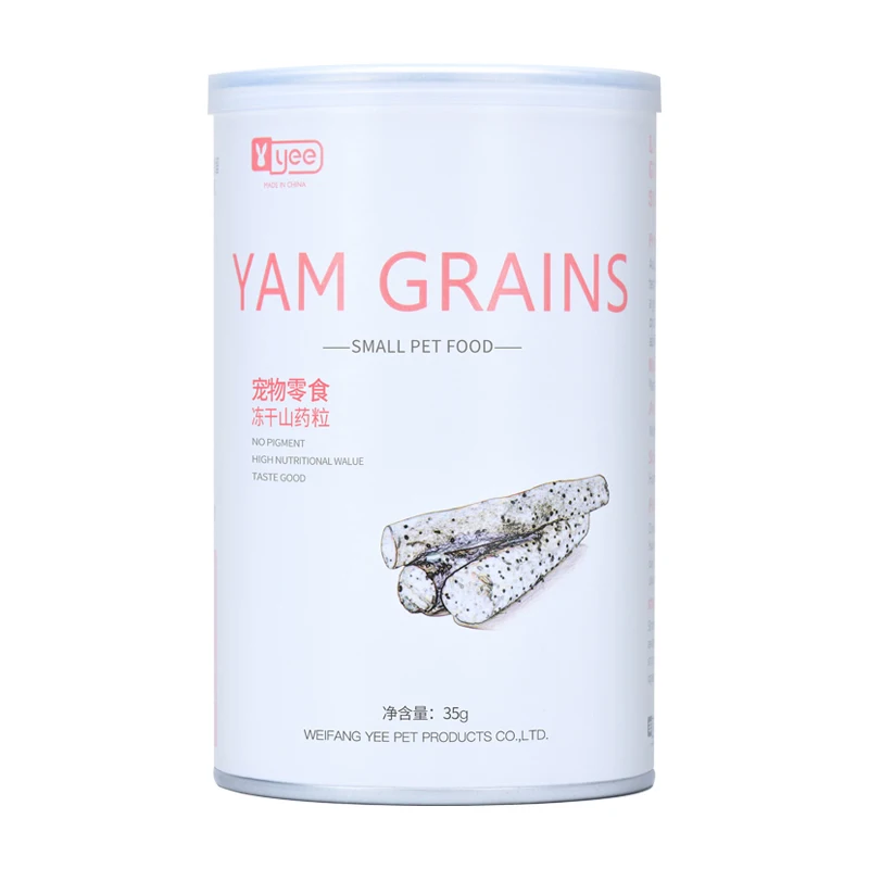 YEE  OEM Nutritional Pellet Dry Grain Flower  Protein Rabbit Hamster Food Pet Treats