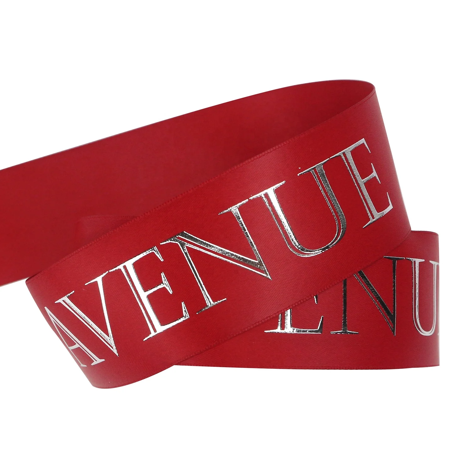 Midi Ribbons High Grade Smooth Luxury Sliver Print Satin Ribbon 196 Colors Customised Silky Ribbon For Crafts Gift Wrapping