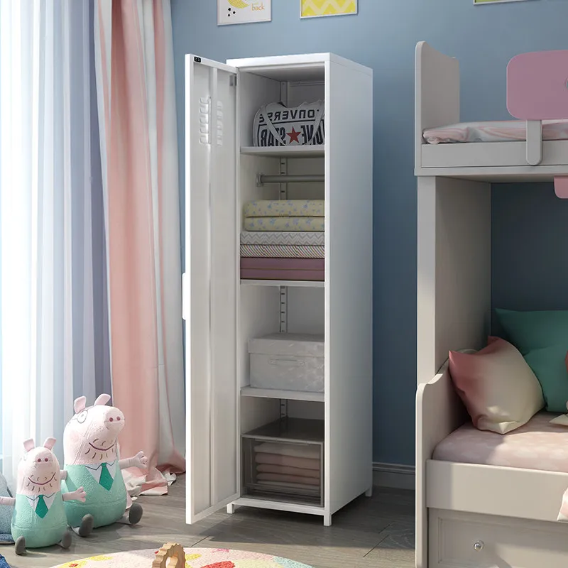 Office high quality home furniture one single door metal locker with stand feet