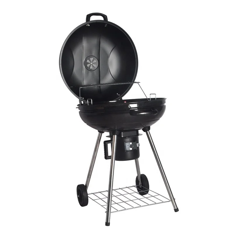 Hot Selling 22 inch Kettle Charcoal Grilll Apple BBQ Grill Weber Charcoal BBQ Grill with Detachable Ash Pan