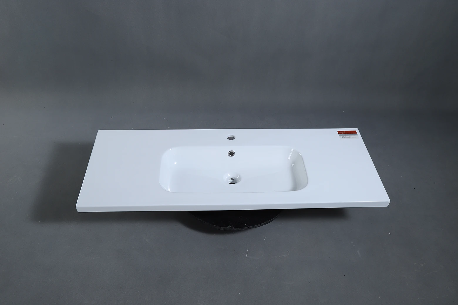 JM5414-121 1210*460*150 china manufacturer one piece ceramic vanity sink cabinet corner wash basin