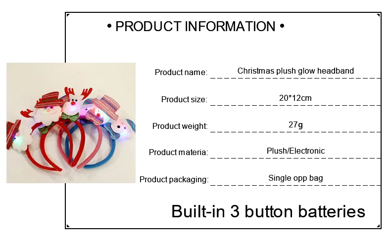 Christmas Headbands for Children Santa Elk Antlers Baby Headband Kids Diadem Elf Ears Horns 2023 Hair Accessories