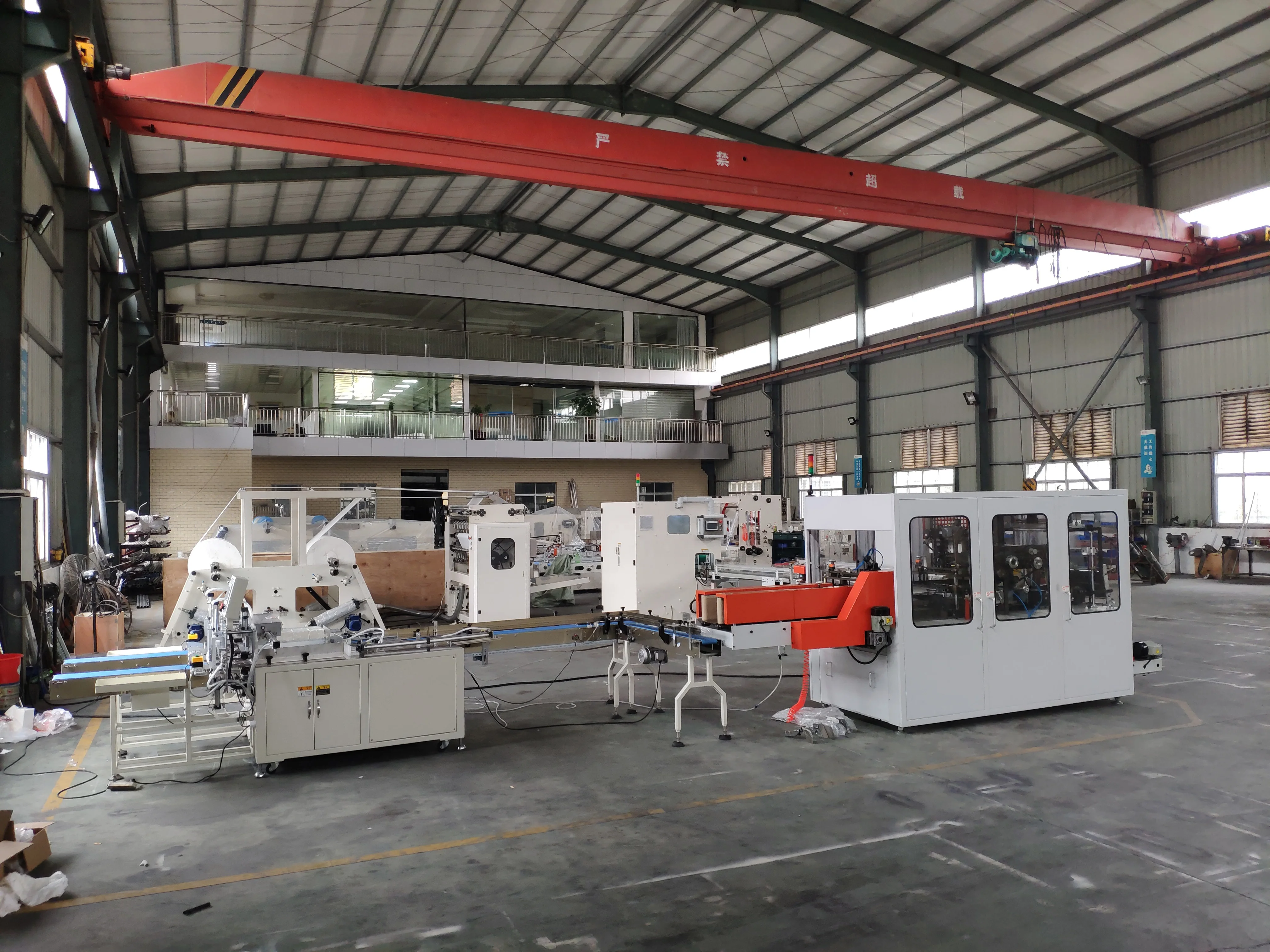 Easy operation facial tissue paper production line machine price