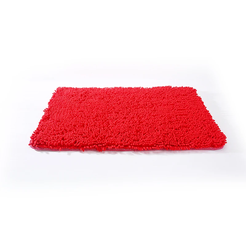 Water Absorbent Soft Microfiber Shaggy Mat Soft Textured super Absorbent Shaggy Bath Rug non slip bath mats for bathroom floor