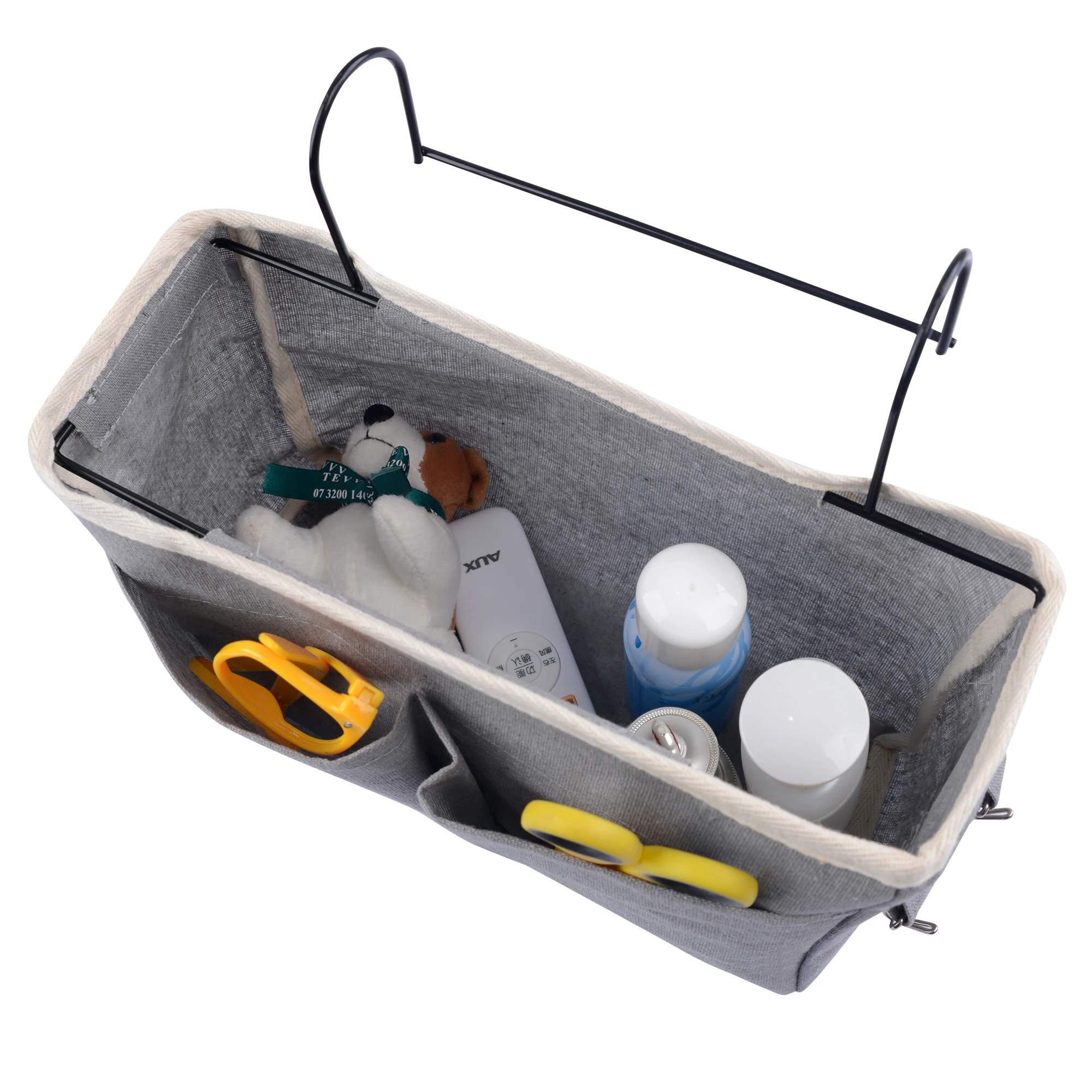 Home Multi-functional Bedside Hanging Bag College Student Dormitory Bedside Fabric Hanging Basket Bed Debris Sorting Storage Bag