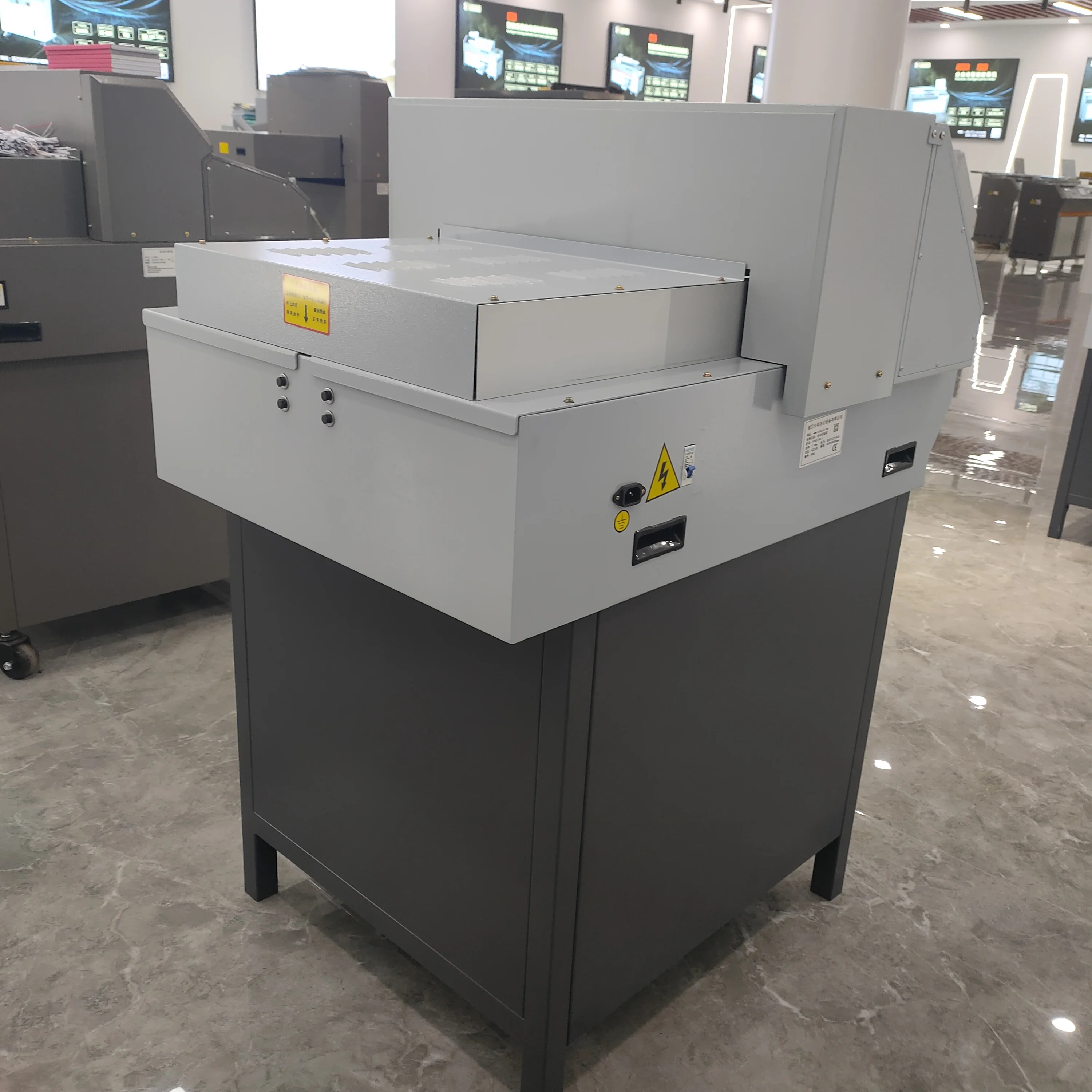 Автоматическая электрическая машина для резки бумаги FN- E490T с сенсорным экраном 7 incht
