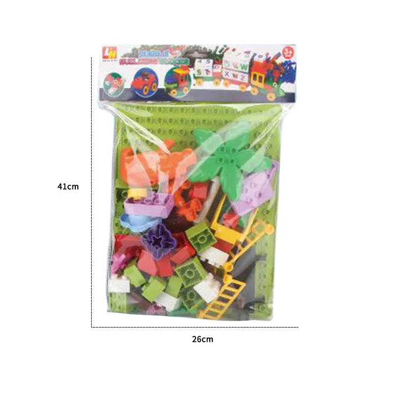 Amazon Hot Selling Building Block Sets DIY Creative Bricks Classic Educational Toys jumbo blocks